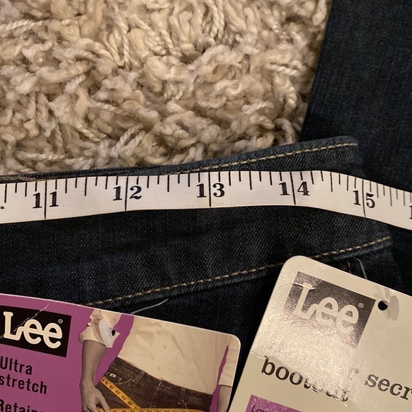 Lee Slender Secret Ultra Stretch dark denim size 8P - Picture 6 of 10